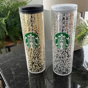 Starbucks bubble tumblers - set of 2